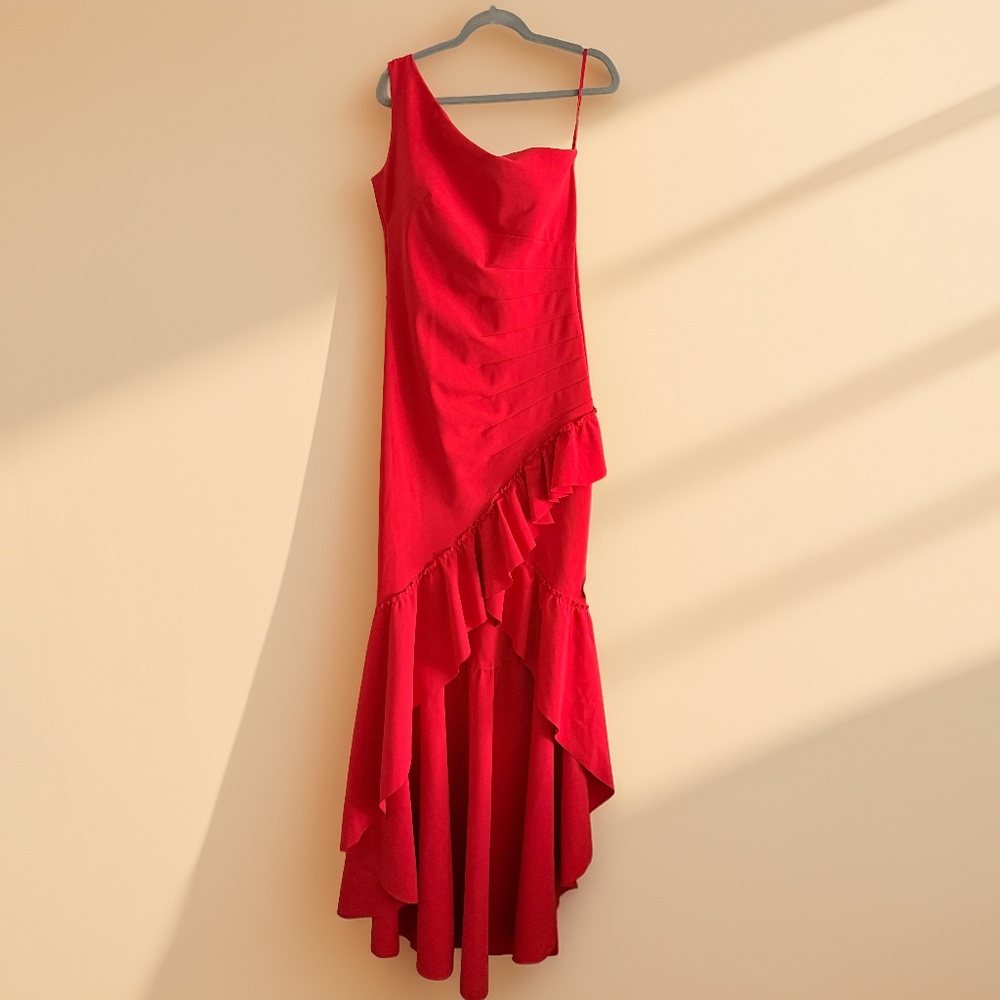 Chiara Boni Red Maxi Dress NWT Size L